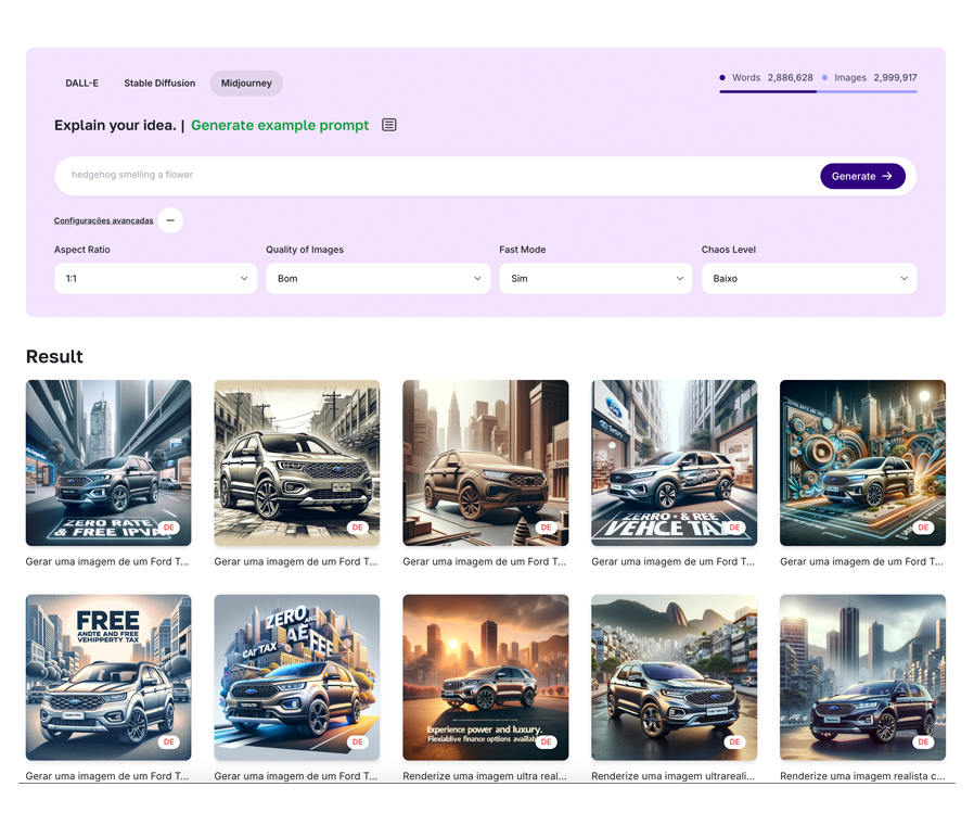 Imagine, Estilize, Crie.